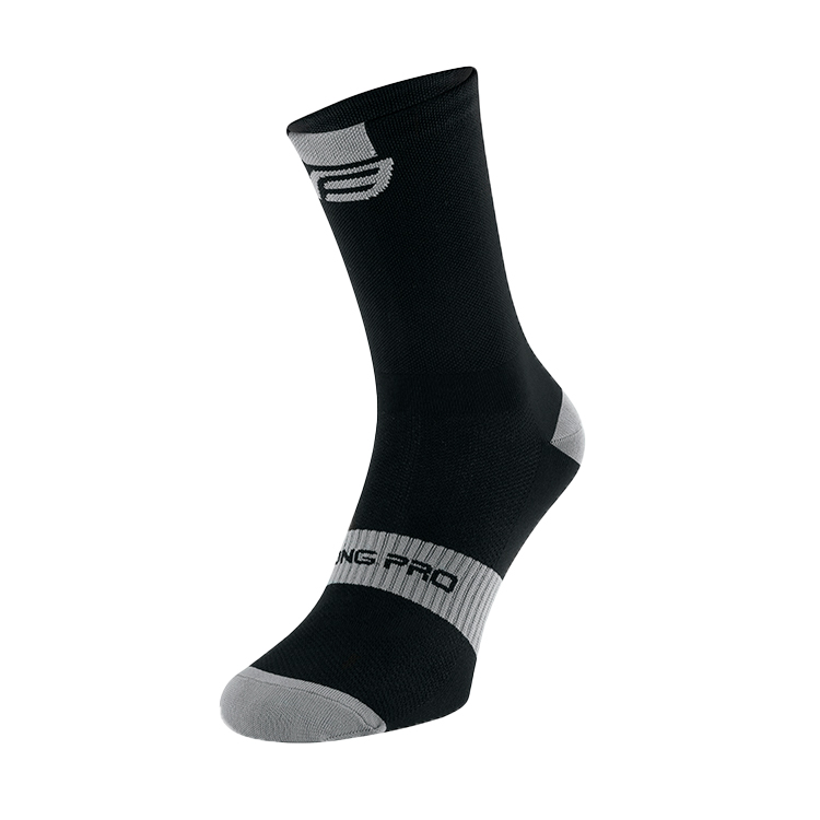 Носки Унисекс Force LONG PRO 42-46 Черный/Серый photo 1 Носки Унисекс Force LONG PRO 42-46 Черный/Серый photo 1