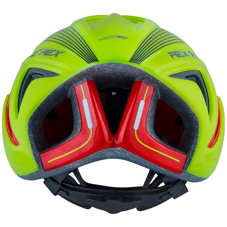 Casca de bicicleta Force REX Galben-rosu 902852 photo 3