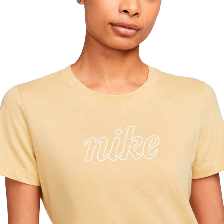 Tricou Nike W NSW TEE ICN CLSH XS Galben Femei photo 3