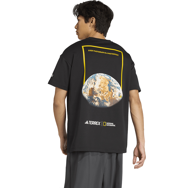 Tricou bărbătesc Adidas U NATGEO GF TEE XS Negru photo 5