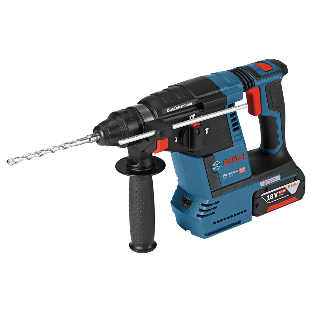 Ciocan rotopercutor acumulator Bosch GHB 18V-26 2x6.0Ah, 0611909003 Germania photo 1 Ciocan rotopercutor acumulator Bosch GHB 18V-26 2x6.0Ah, 0611909003 Germania photo 1