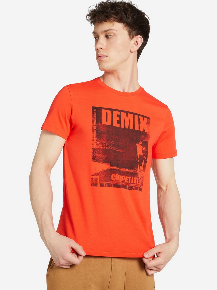 Tricou bărbătesc Demix tshirt 46 Rosu photo 2