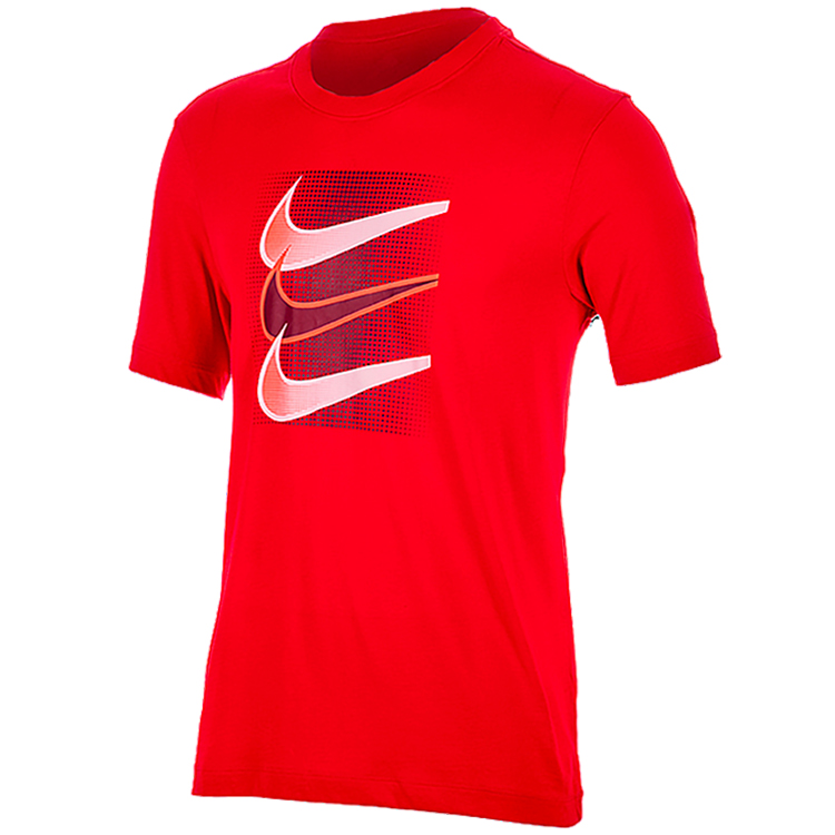 Tricou bărbătesc Nike M NSW TEE 12MO SWOOSH S Rosu photo 1 Tricou bărbătesc Nike M NSW TEE 12MO SWOOSH S Rosu photo 1
