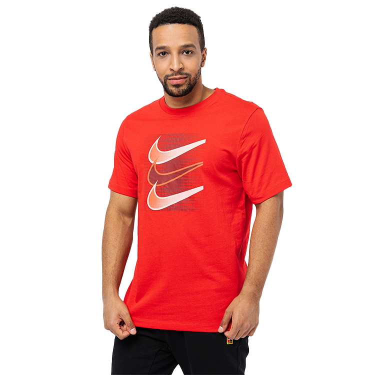 Tricou bărbătesc Nike M NSW TEE 12MO SWOOSH S Rosu photo 2
