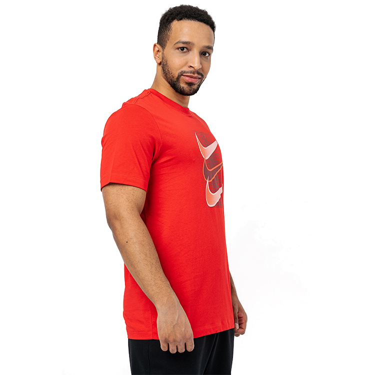 Tricou bărbătesc Nike M NSW TEE 12MO SWOOSH S Rosu photo 4