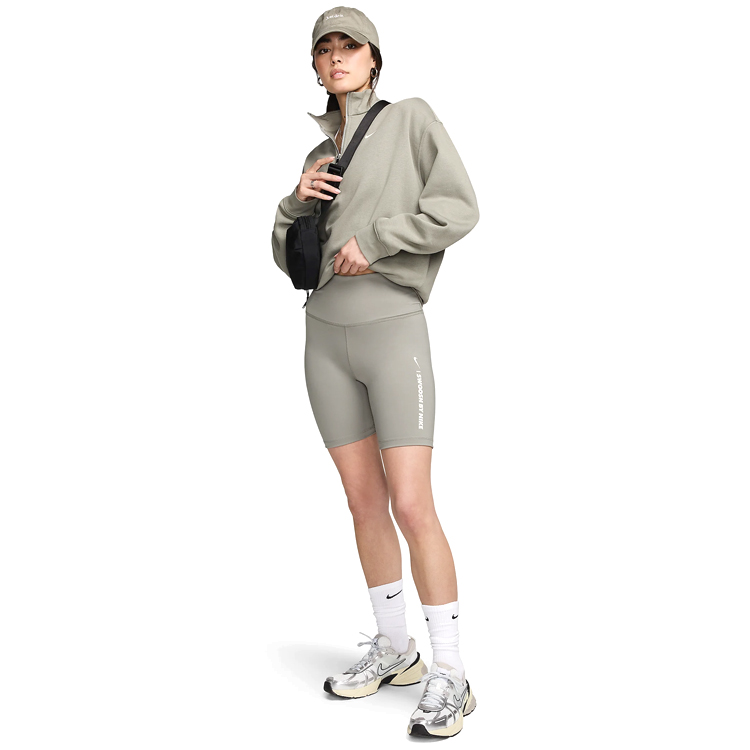 Шорты Nike W NK ONE DF HR SHRT GLS / Женский / M / Серый photo 2
