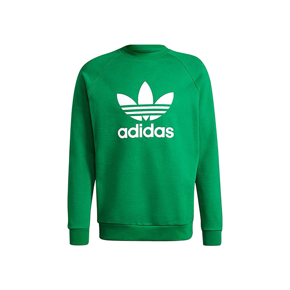 Hanorac pt bărbați Adidas TREFOIL CREW XS Verde photo 1