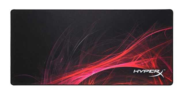 HYPERX FURY S Speed Edition Gaming Mouse Pad Extra Large, Natural Rubber, Size 900mm x 420mm x 3.5 mm, Seamless, Stitched edges, Densely woven surface for accurate optical tracking, Compatible with optical or laser mice, Black photo 1