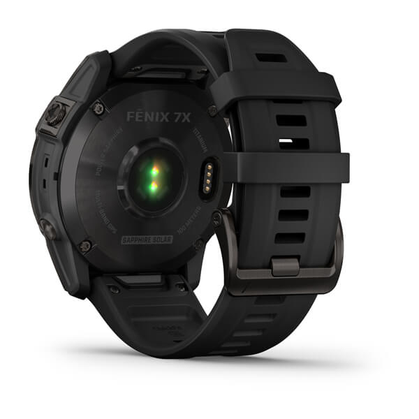 Garmin Fenix 7X Sapphire Solar Carbon Gray DLC Titanium with Black Band photo 2