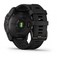 Garmin Fenix 7X Sapphire Solar Carbon Gray DLC Titanium with Black Band thumbnav 2
