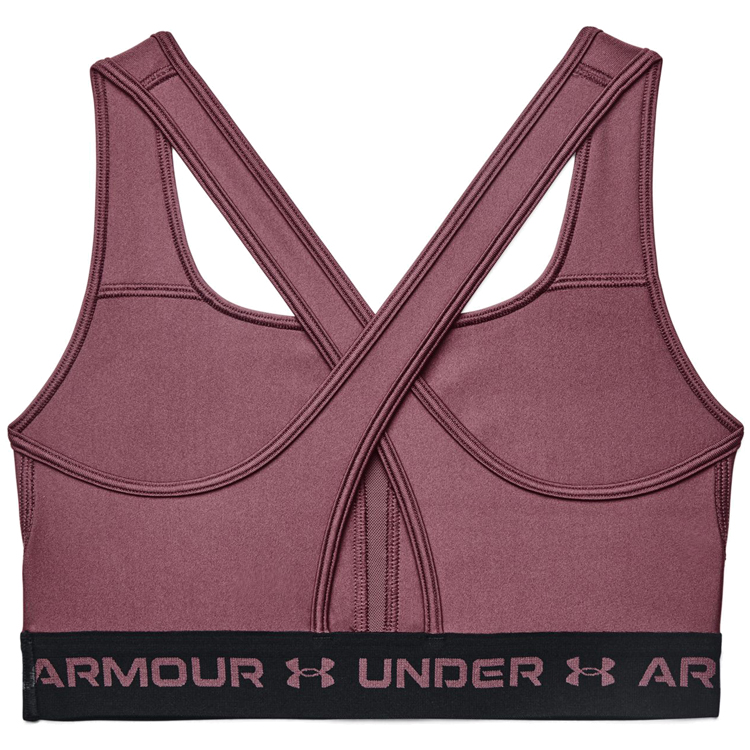Bra sportive Under Armour UA CROSSBACK MID BRA / Femei / LG / Bordo photo 3