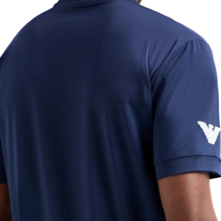  Polo pt bărbați EA7 EMPORIO ARMANI POLO S Albastru  photo 4