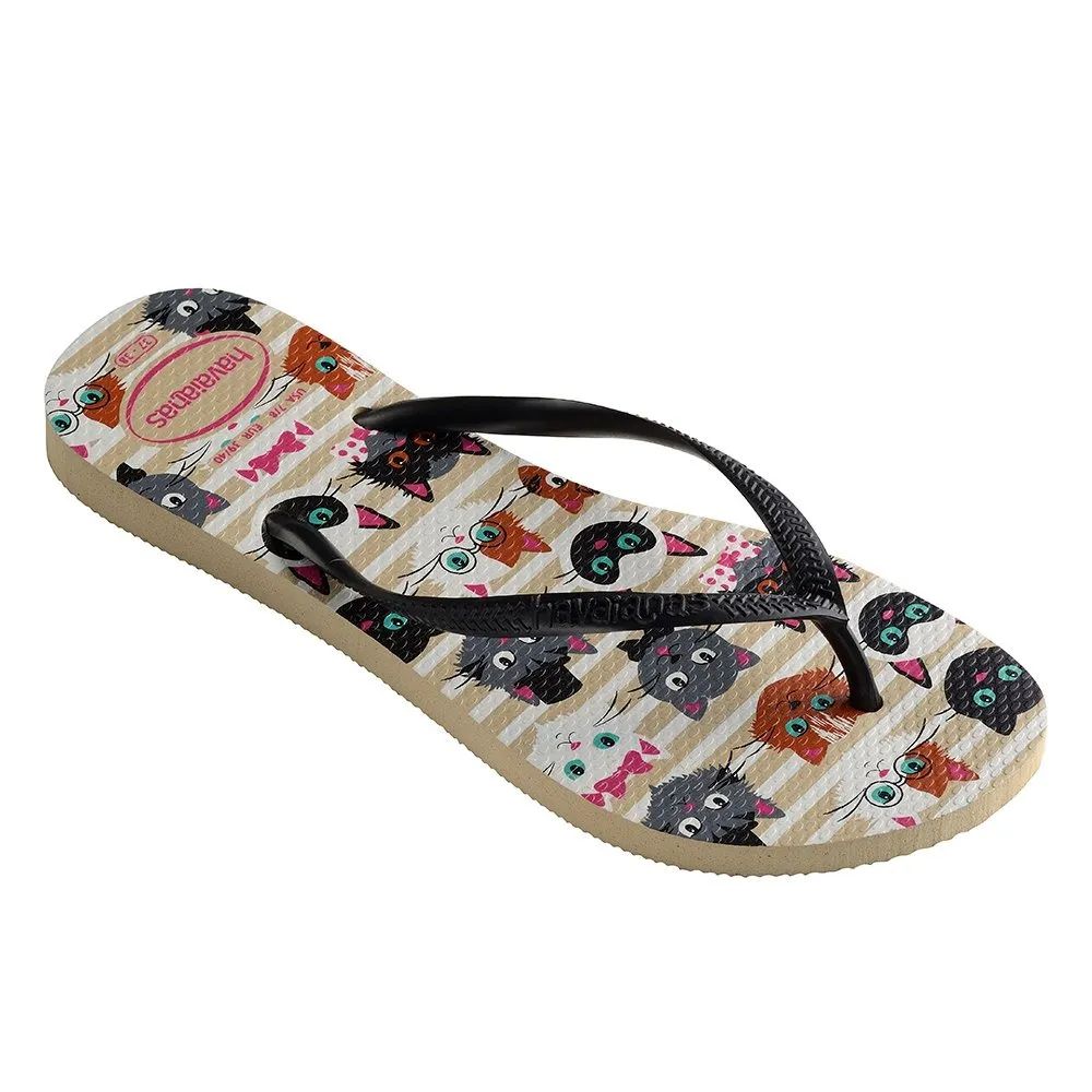 Slapi Havaianas SLIM PETS pt Unisex / 33/34 / Grafit photo 2