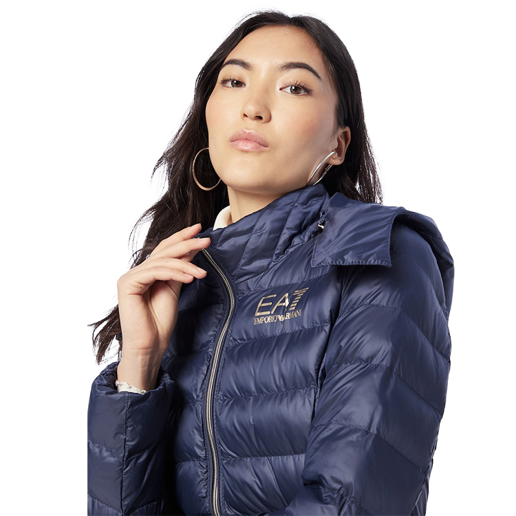 Scurta EA7 EMPORIO ARMANI CABAN COAT XS Albastru Femei photo 4