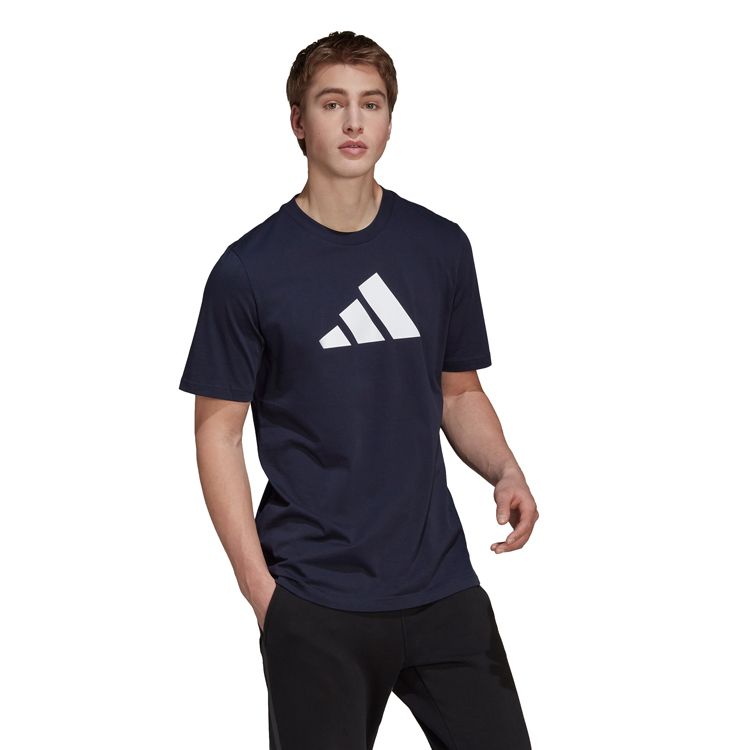 Tricou bărbătesc Adidas M FI 3BAR TEE S Negru photo 3