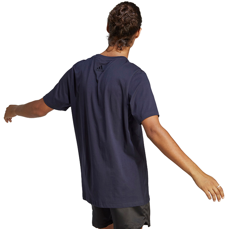 Футболка мужская Adidas M BL SJ T 2XL Синий photo 3