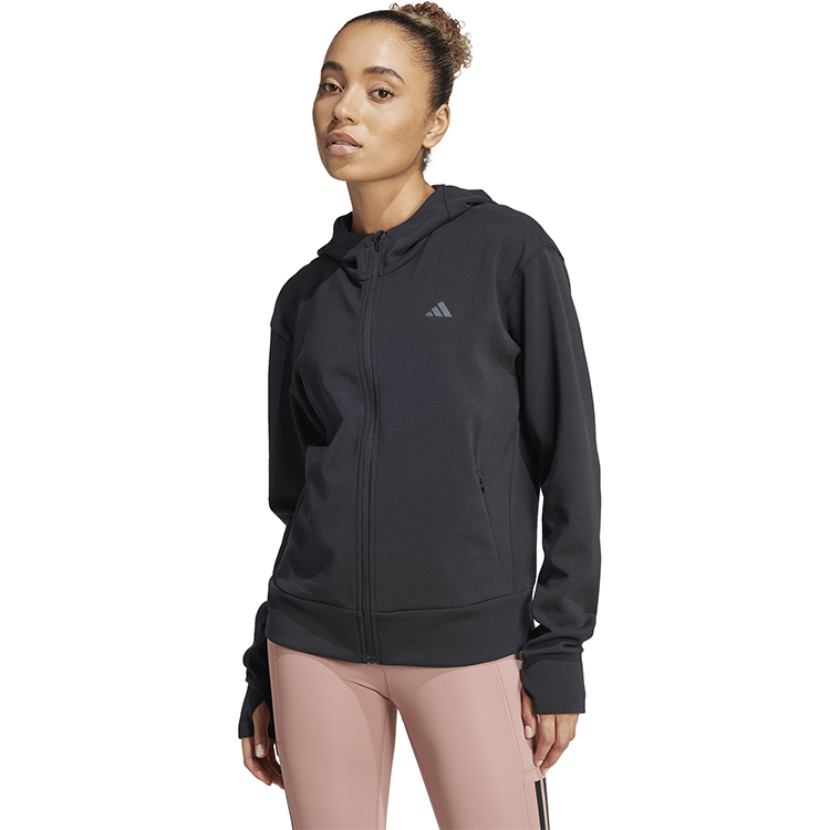 Jacheta Adidas D4T FZ HOODIE XS Negru Femei photo 1