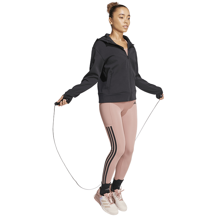 Jacheta Adidas D4T FZ HOODIE XS Negru Femei photo 3