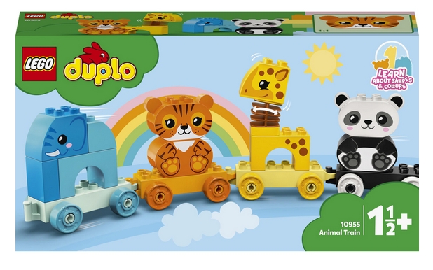 Constructor Lego Duplo Animal Train 10955 de la 1.5+ ani photo 1