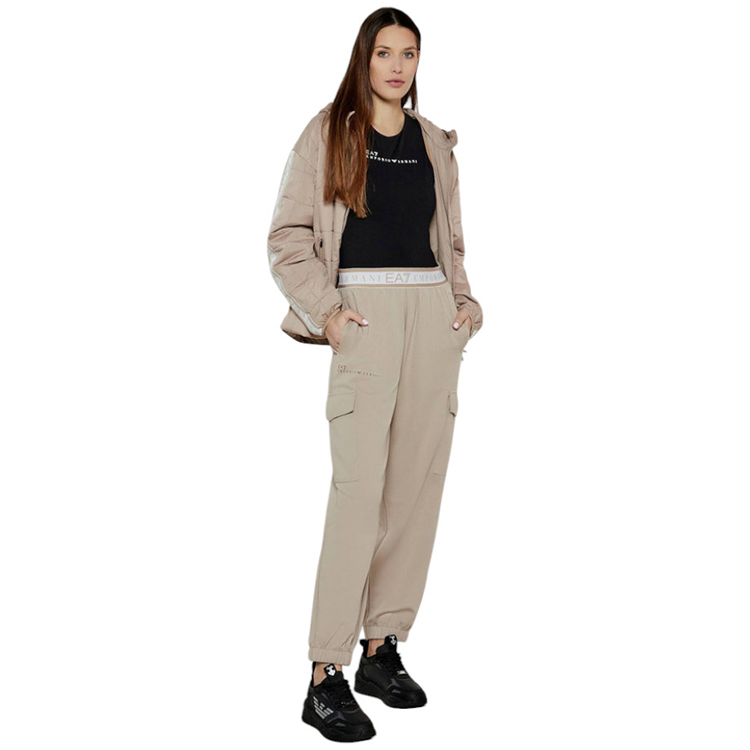 Брюки EA7 EMPORIO ARMANI NATURAL VENTUS7 W CARGO PANTS XS Бежевый Женский photo 3
