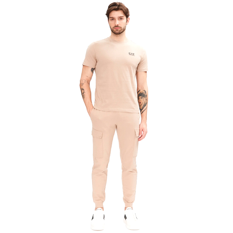 Tricou bărbătesc EA7 EMPORIO ARMANI TRAIN CORE ID M TEE SS CO CC XS Bej photo 2