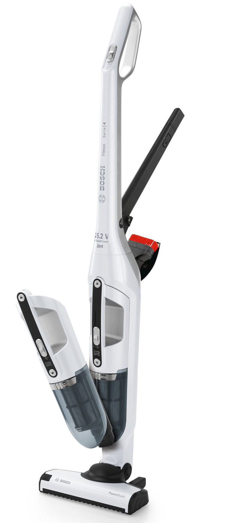 Aspirator vertical Bosch BCH3K255 / W / Alb cu gri photo 3