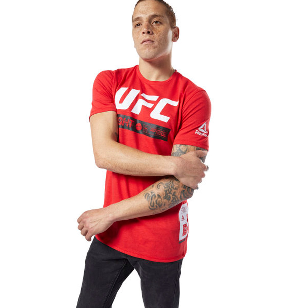 Футболка мужская Reebok UFC FG FIGHT WEEK TEE S Красный photo 2