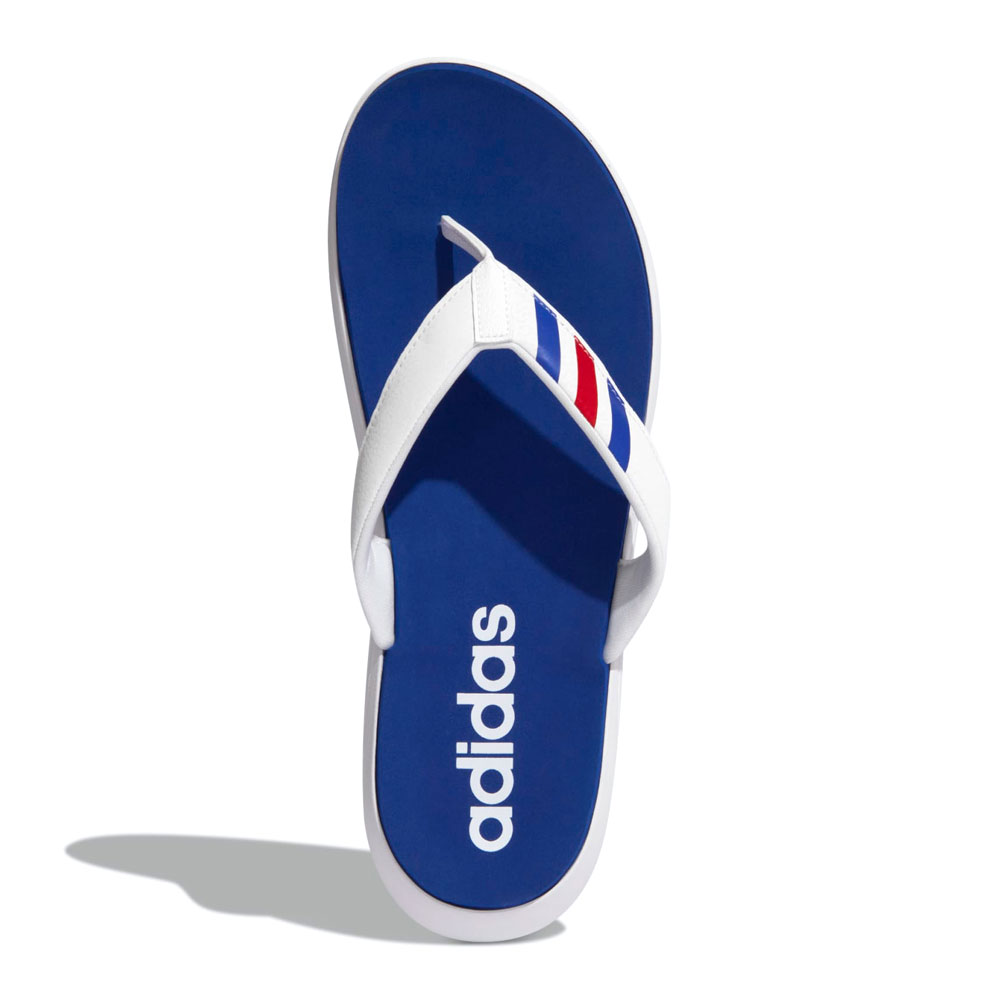 Slapi Adidas COMFORT FLIP FLOP pt Barbati / 42 / Alb-albastru photo 1 Slapi Adidas COMFORT FLIP FLOP pt Barbati / 42 / Alb-albastru photo 1