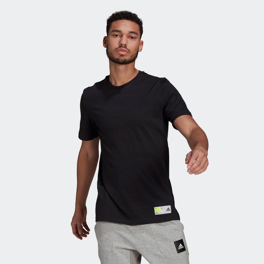 Tricou bărbătesc Adidas TECH GRADE T M S Negru photo 3