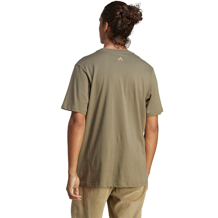Футболка мужская Adidas M BL SJ T 2XL Хаки photo 2