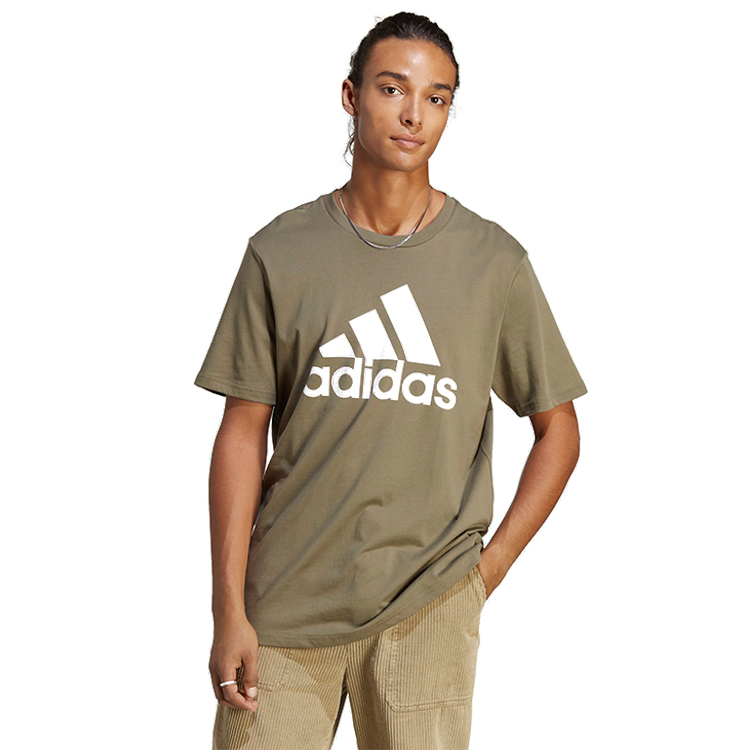 Футболка мужская Adidas M BL SJ T 2XL Хаки photo 3