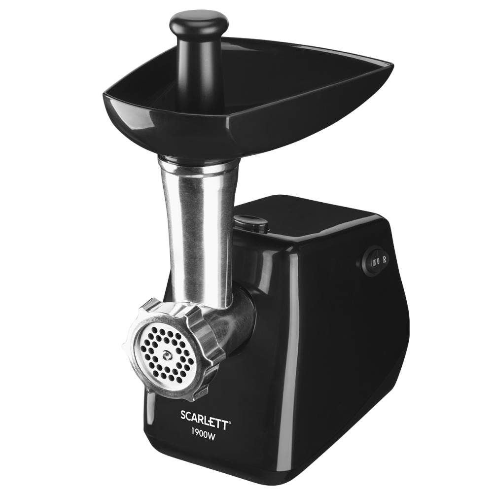 Tocator de carne Scarlett SC-MG45S55, 2 kg/min, 1900 W, Negru photo 1 Tocator de carne Scarlett SC-MG45S55, 2 kg/min, 1900 W, Negru photo 1