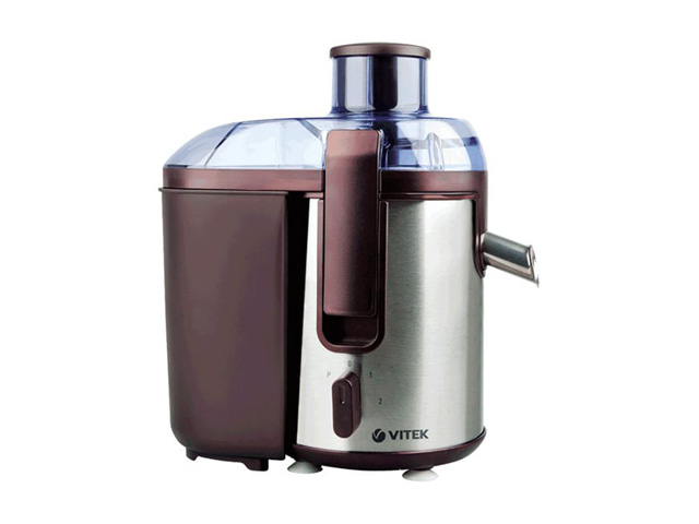 Storcator centrifugal Vitek VT3655, 850 W, 2 trepte viteza, Cafeniu cu gri photo 1 Storcator centrifugal Vitek VT3655, 850 W, 2 trepte viteza, Cafeniu cu gri photo 1