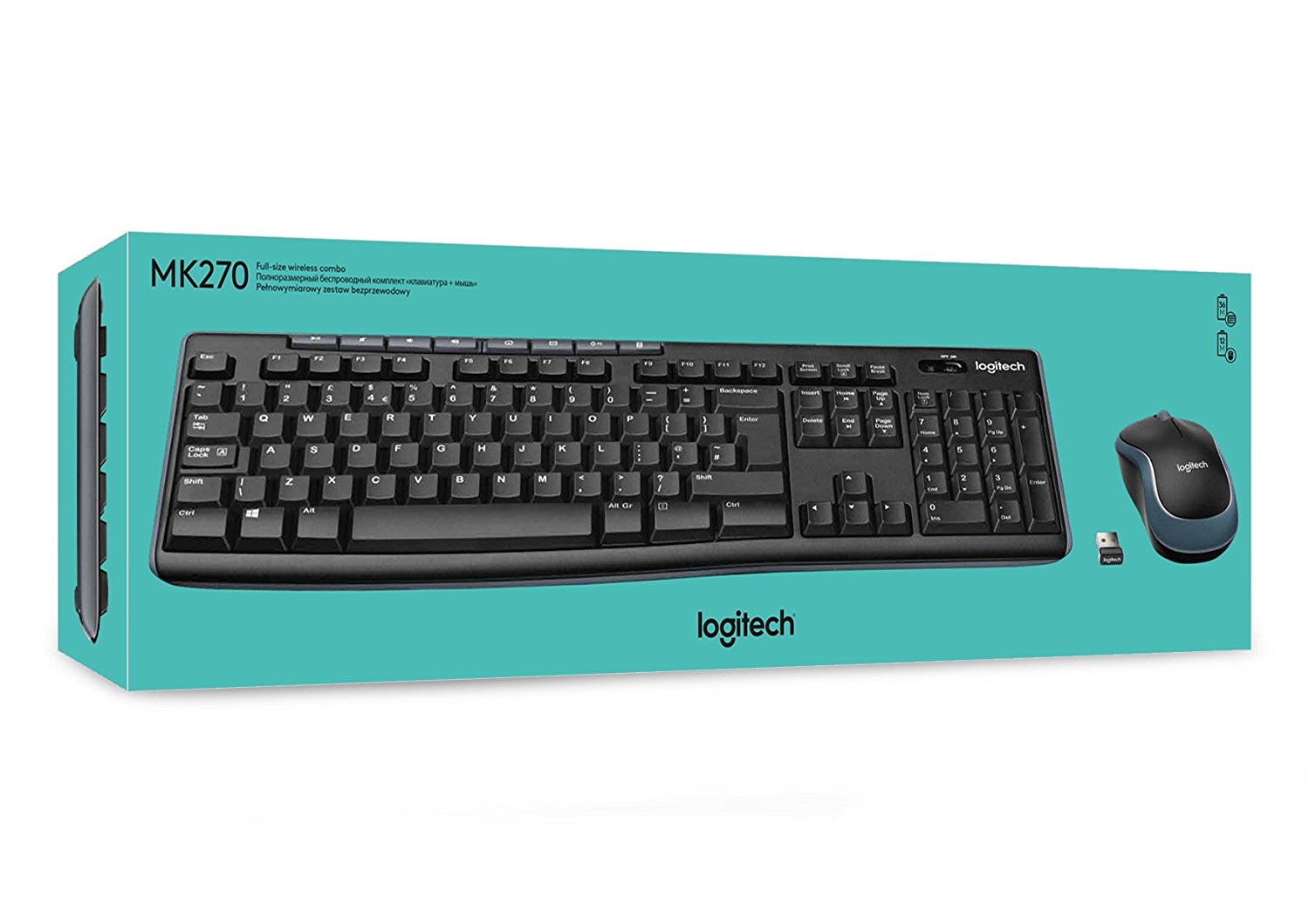 Tastatura si Mouse Wireless Logitech Combo MK270 / USB photo 3