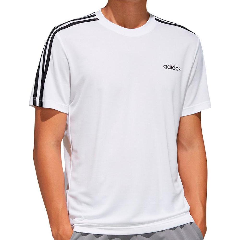 Tricou bărbătesc Adidas M D2M 3S TEE 2XL Alb photo 3