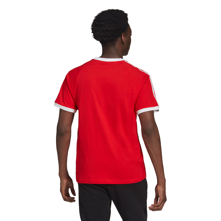 Tricou bărbătesc Adidas 3-STRIPES TEE S Rosu photo 5