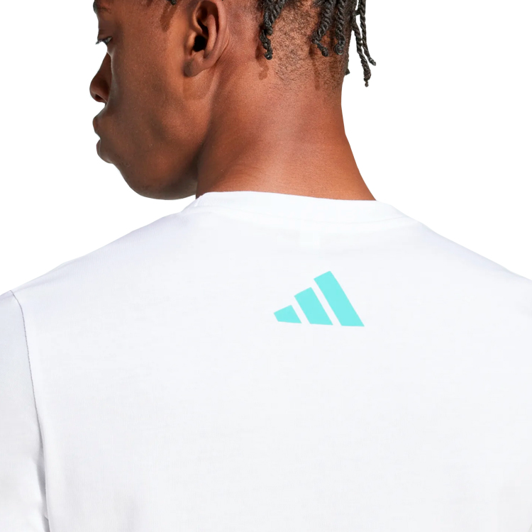 Tricou bărbătesc Adidas MER DNA GFTEE M S Alb photo 5
