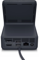 Dell Dual Charge Dock HD22Q, 130W - 4 x USB 3.2 Gen 1 Type A, 1 x USB-C 3.2 Gen 2 with Power Delivery, 1 x HDMI, 1 x DP, Gigabit Ethernet RJ45, Qi Wireless Charging, Support 4K - 60 Hz (Dual Display ). thumbnav 4
