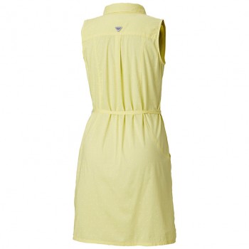 Columbia Super Bonehead II Sleeveless Dress XS Galben Femei photo 2