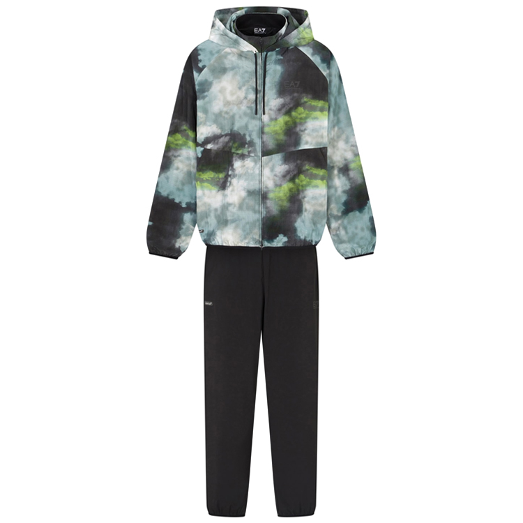 Костюм мужской EA7 EMPORIO ARMANI VENTUS7 M T-SUIT HOODIE FZ CH S Разноцветный photo 5