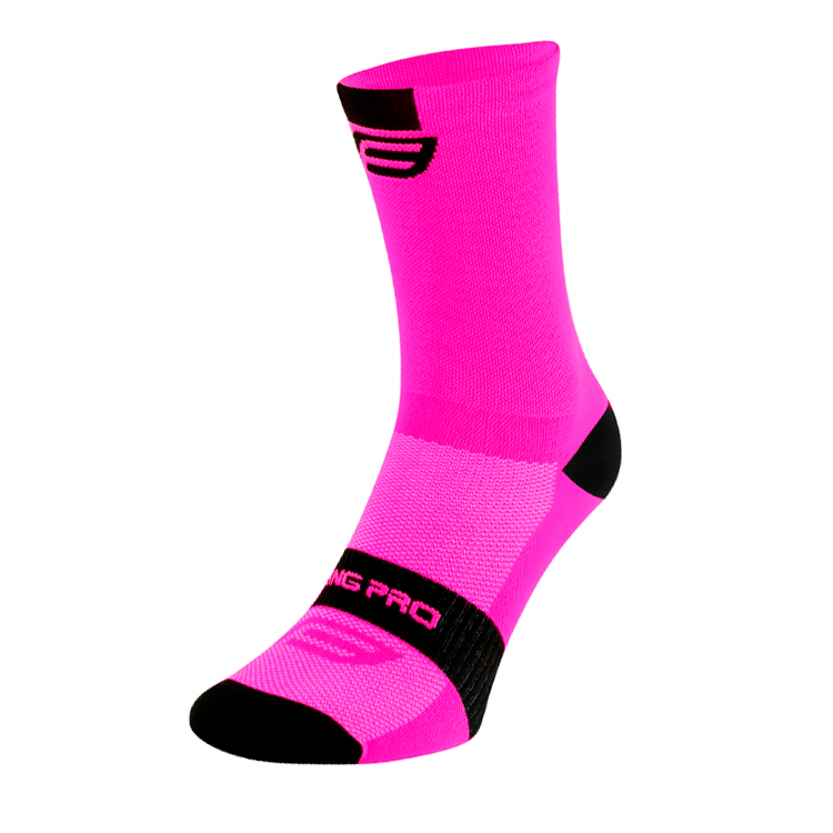 Носки Унисекс Force LONG PRO 36-41 Розовый/Черный photo 1 Носки Унисекс Force LONG PRO 36-41 Розовый/Черный photo 1