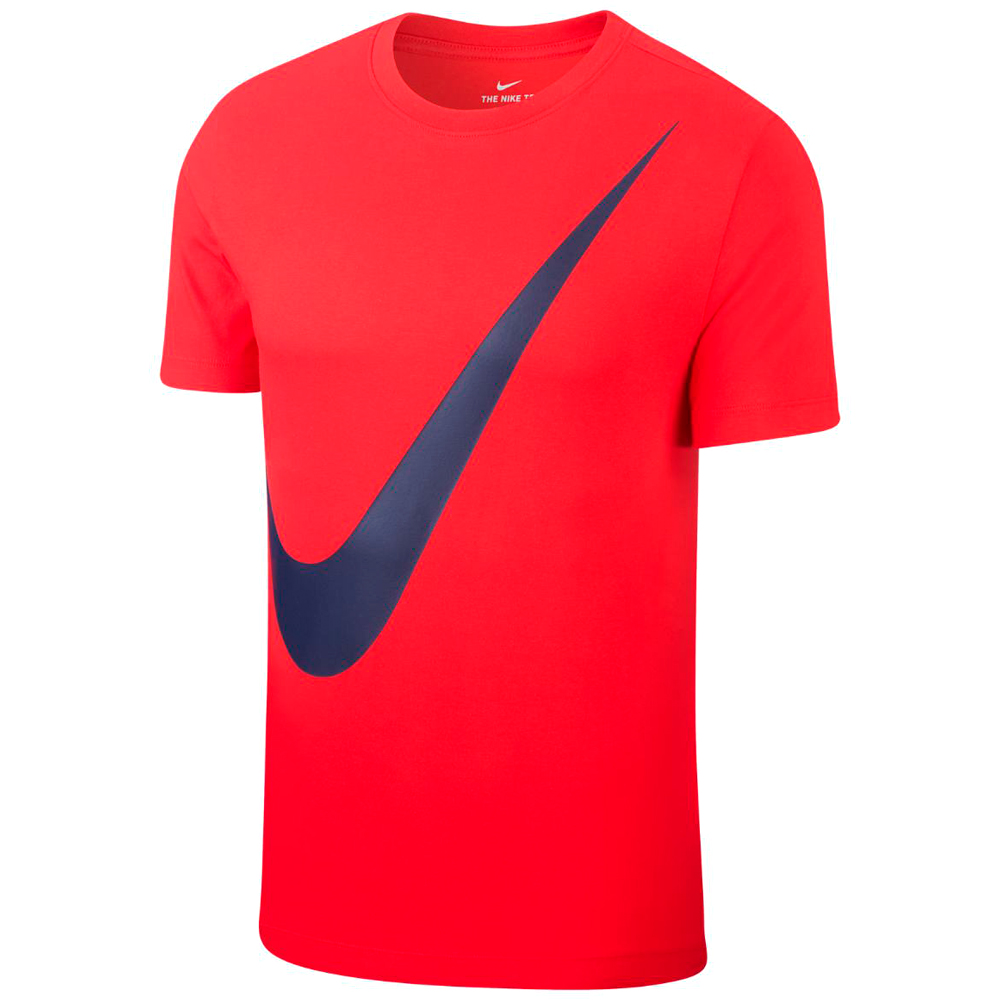 Tricou bărbătesc Nike M NSW SS TEE SWOOSH 1 L Rosu photo 1