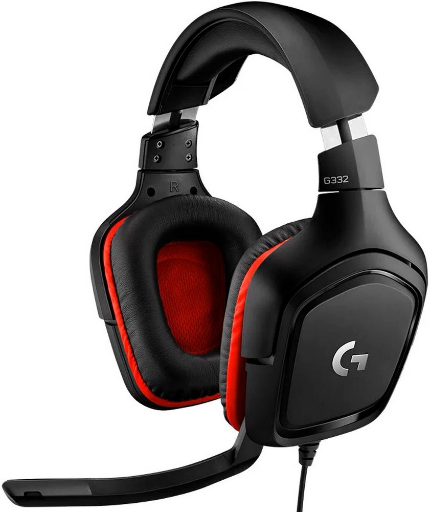 Căști Logitech Negru cu rosu Cu fir / Gaming / Negru cu rosu photo 1 Căști Logitech Negru cu rosu Cu fir / Gaming / Negru cu rosu photo 1