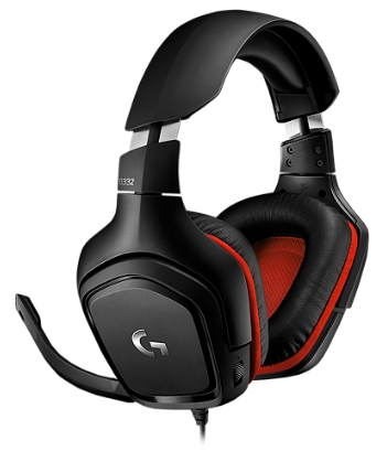 Căști Logitech Negru cu rosu Cu fir / Gaming / Negru cu rosu photo 4