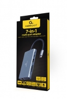 Adaptor Multiport Gembird A-CM-COMBO7-01/ USB-C/ 3xUSB-A/ 1xUSB-C (PD 100W)/ HDMI/ VGA/ miniJack 3.5mm/ SD/ microSD thumbnav 5