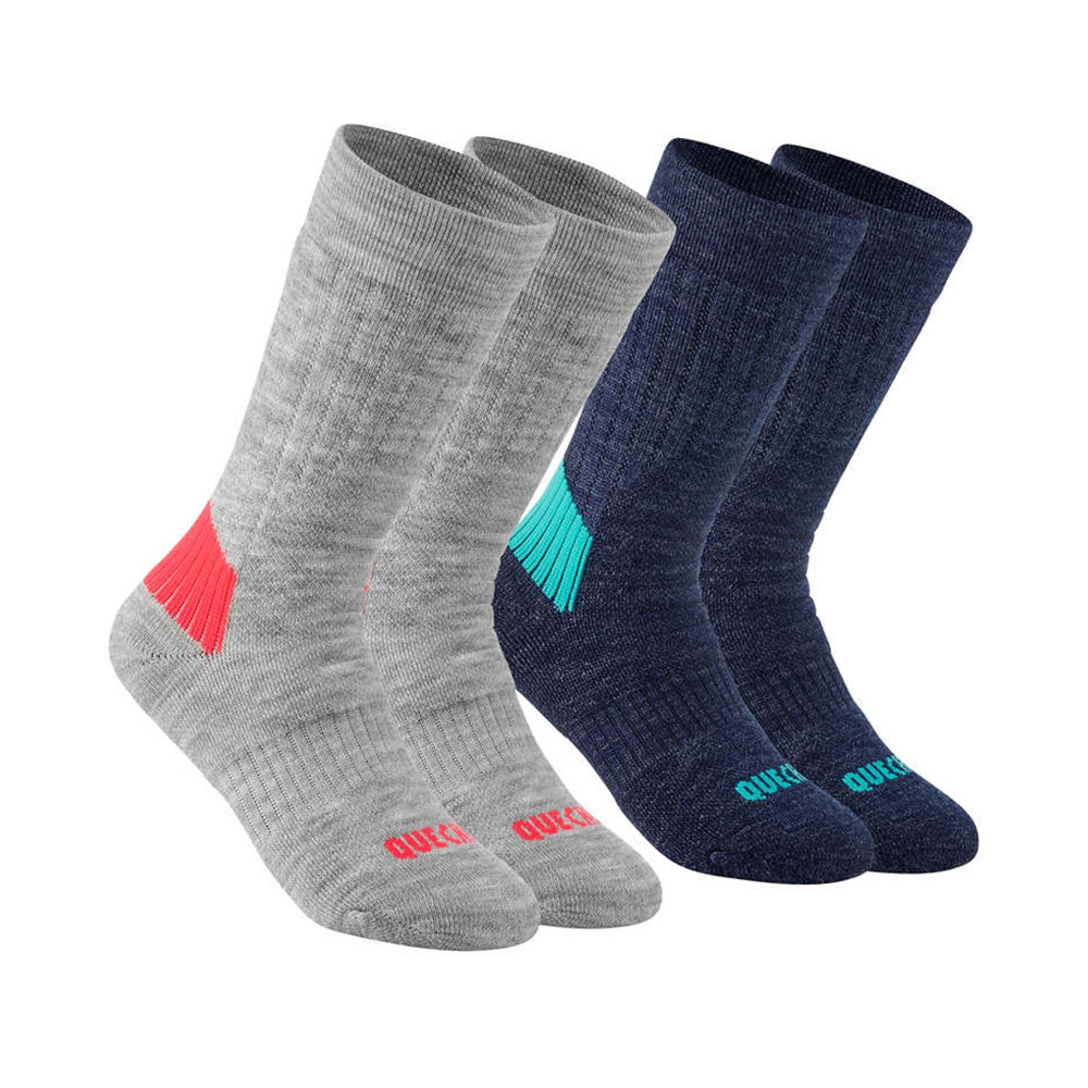 Носки Quechua SOCKS SH100 WARM MID Серый photo 1 Носки Quechua SOCKS SH100 WARM MID Серый photo 1