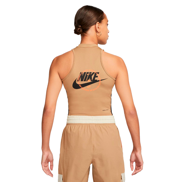 Майка Nike W NSW SS TOP SU XS Коричневый Женский photo 3