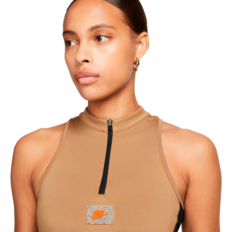 Майка Nike W NSW SS TOP SU XS Коричневый Женский photo 5