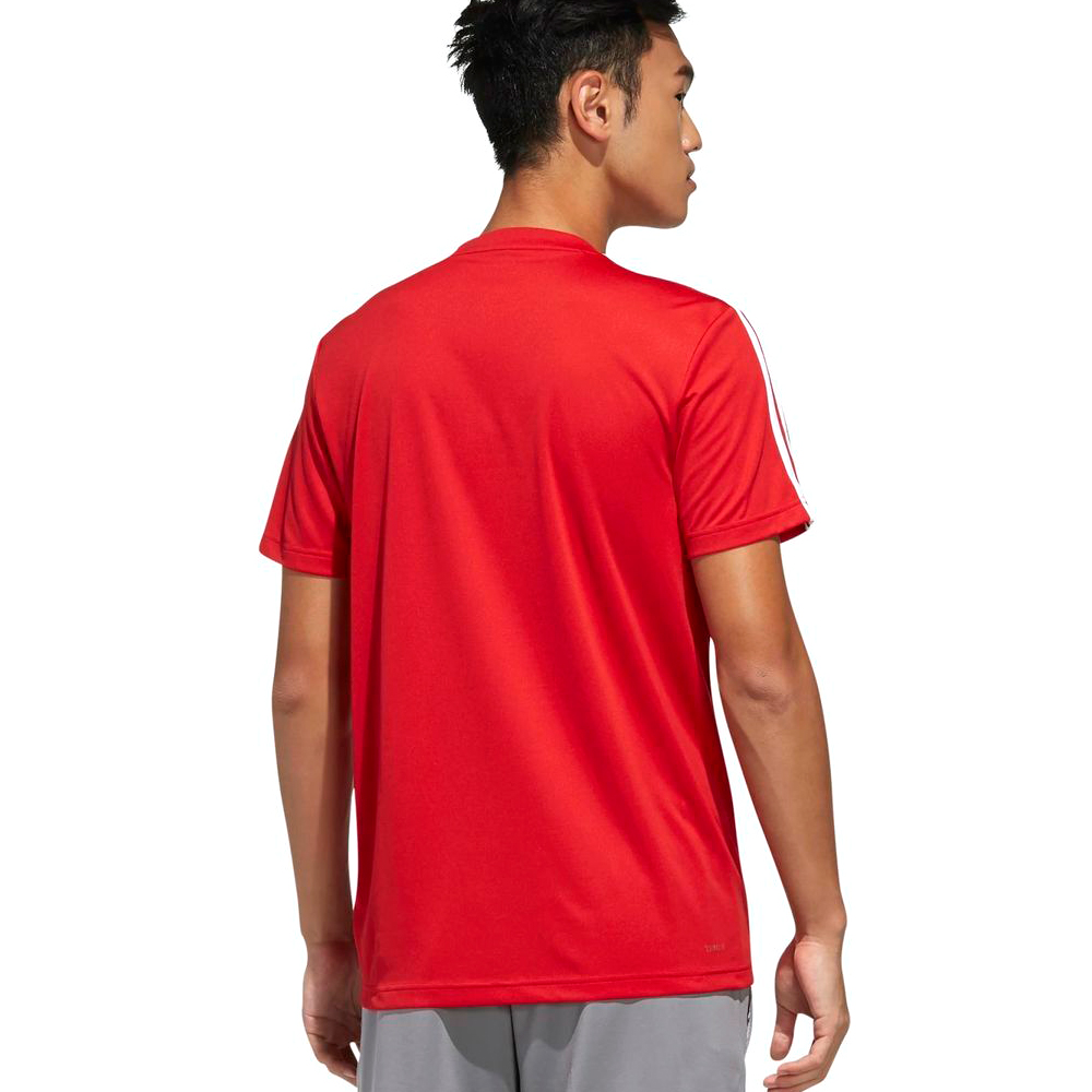 Tricou bărbătesc Adidas M D2M 3S TEE L Rosu photo 2