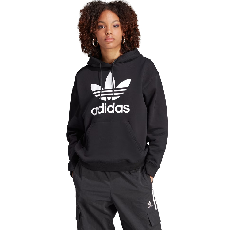 Hanorac Adidas TRF HOODIE S Negru Femei photo 3